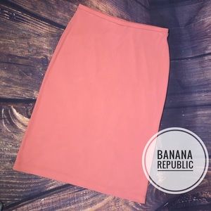Banana Republic Pink Pencil Skirt